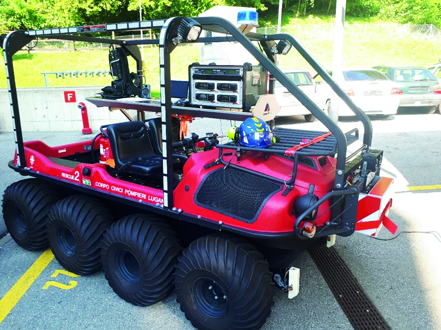 ARGO 8x8 Avenger v provedení velitelského vozidla