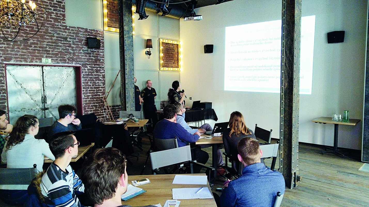 Obr. 1 Workshop s provozovateli únikových her