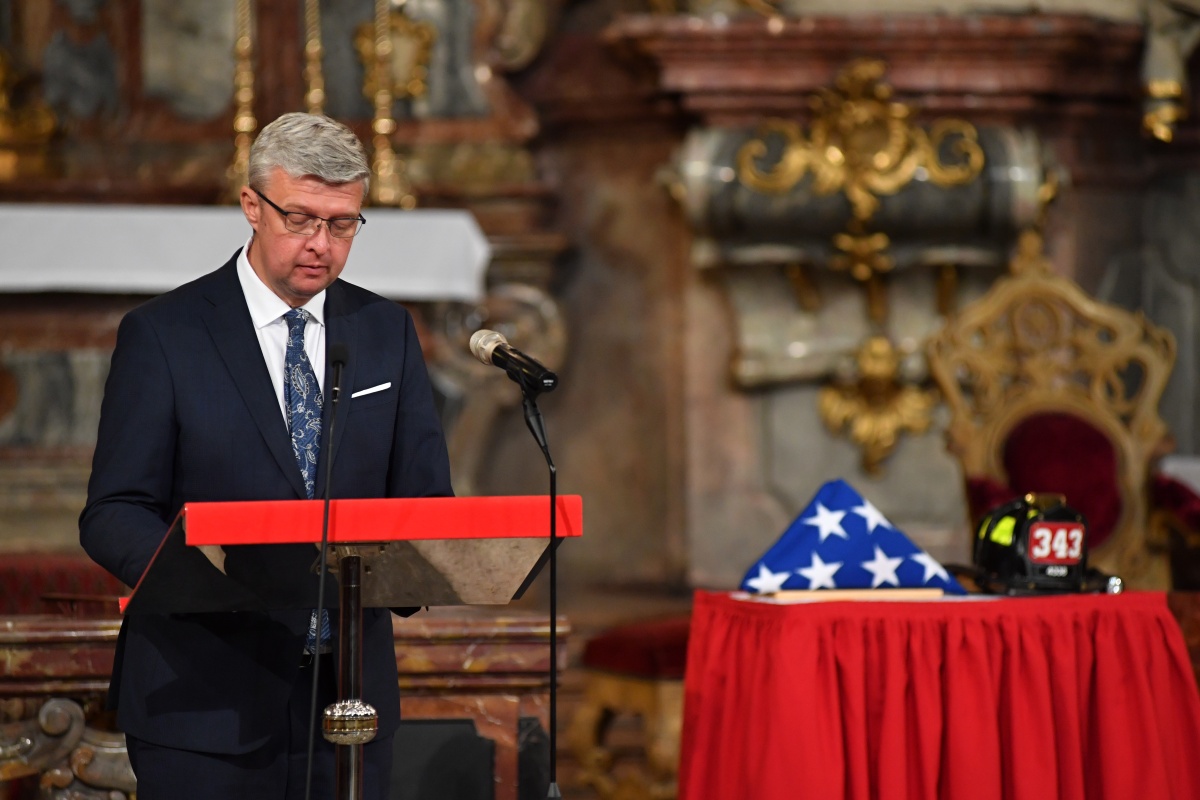 23 Uctění památky amerických hasičů
