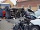270325-Dopravní nehoda dvou osobních vozidel a autobusu v Hostouni na Kladensku