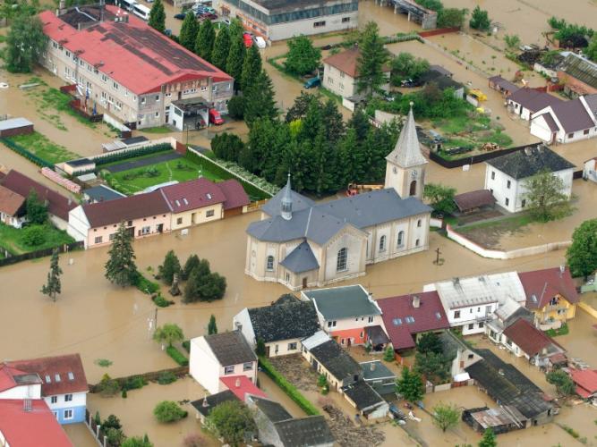 Troubky - povodně 2010