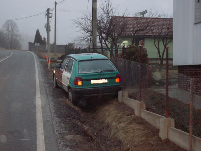 Nehoda v obci Zhoř