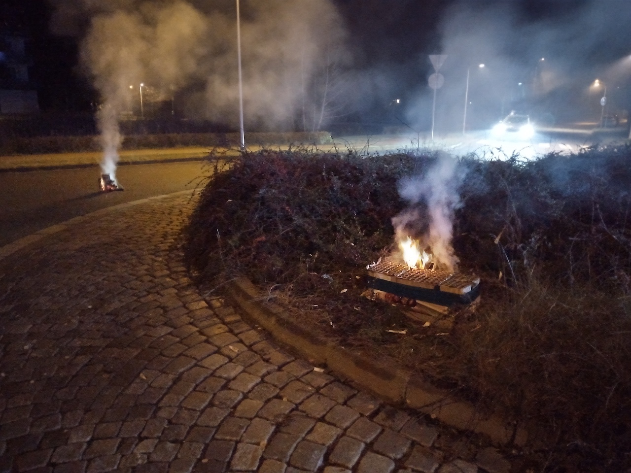 Dohašení pyrotechniky, Hradec Králové.jpg