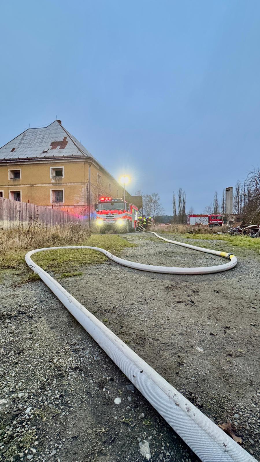 Foto ze zásahu, ppor. Jan Jech