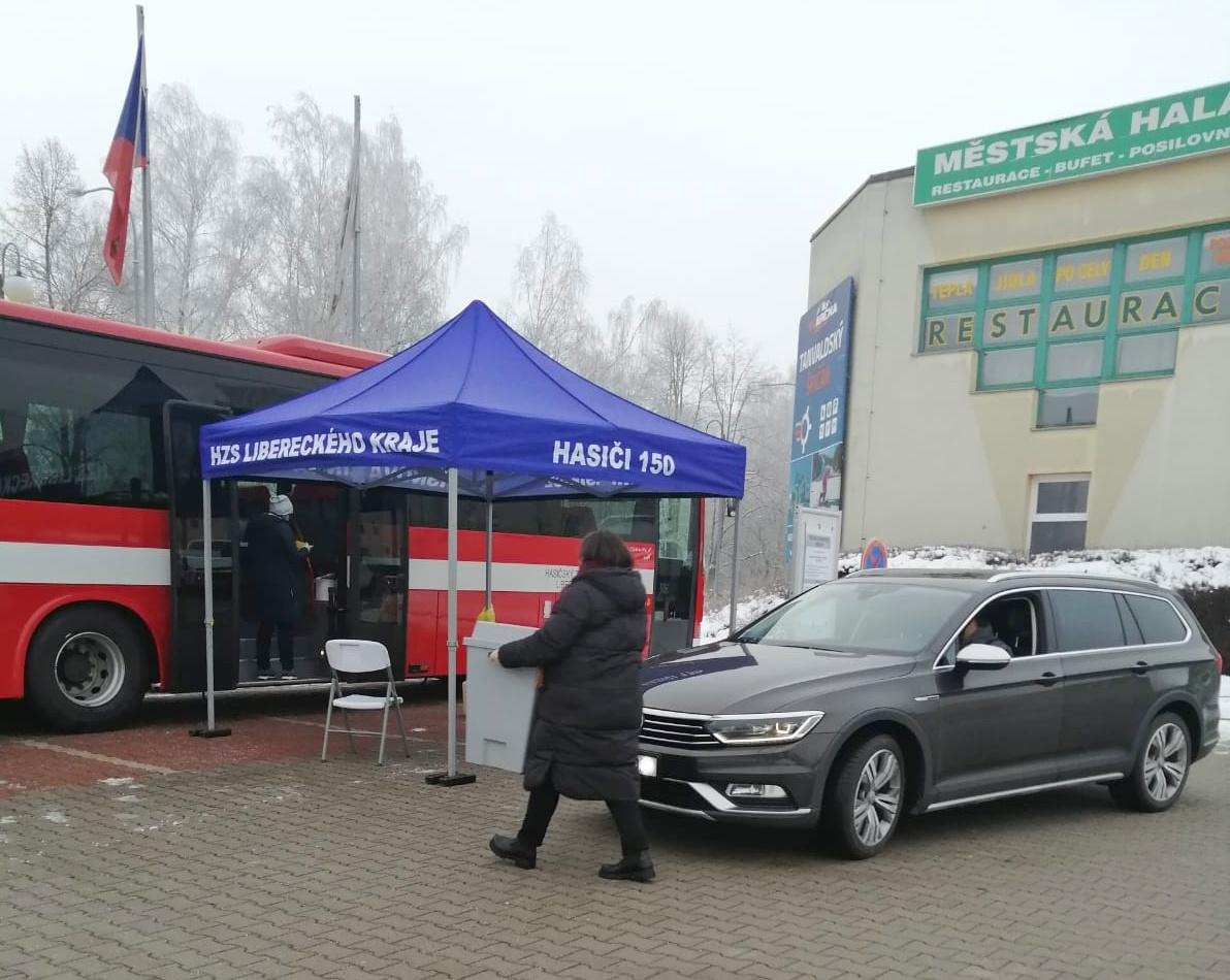 Hasiči znovu poskytují techniku pro účely voleb