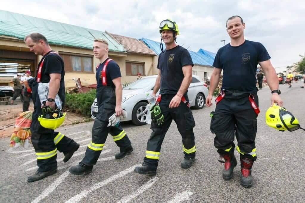 Hasiči pomoc Hrušky.