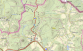 Mapa s označením místa, kde k dopravní nehodě došlo