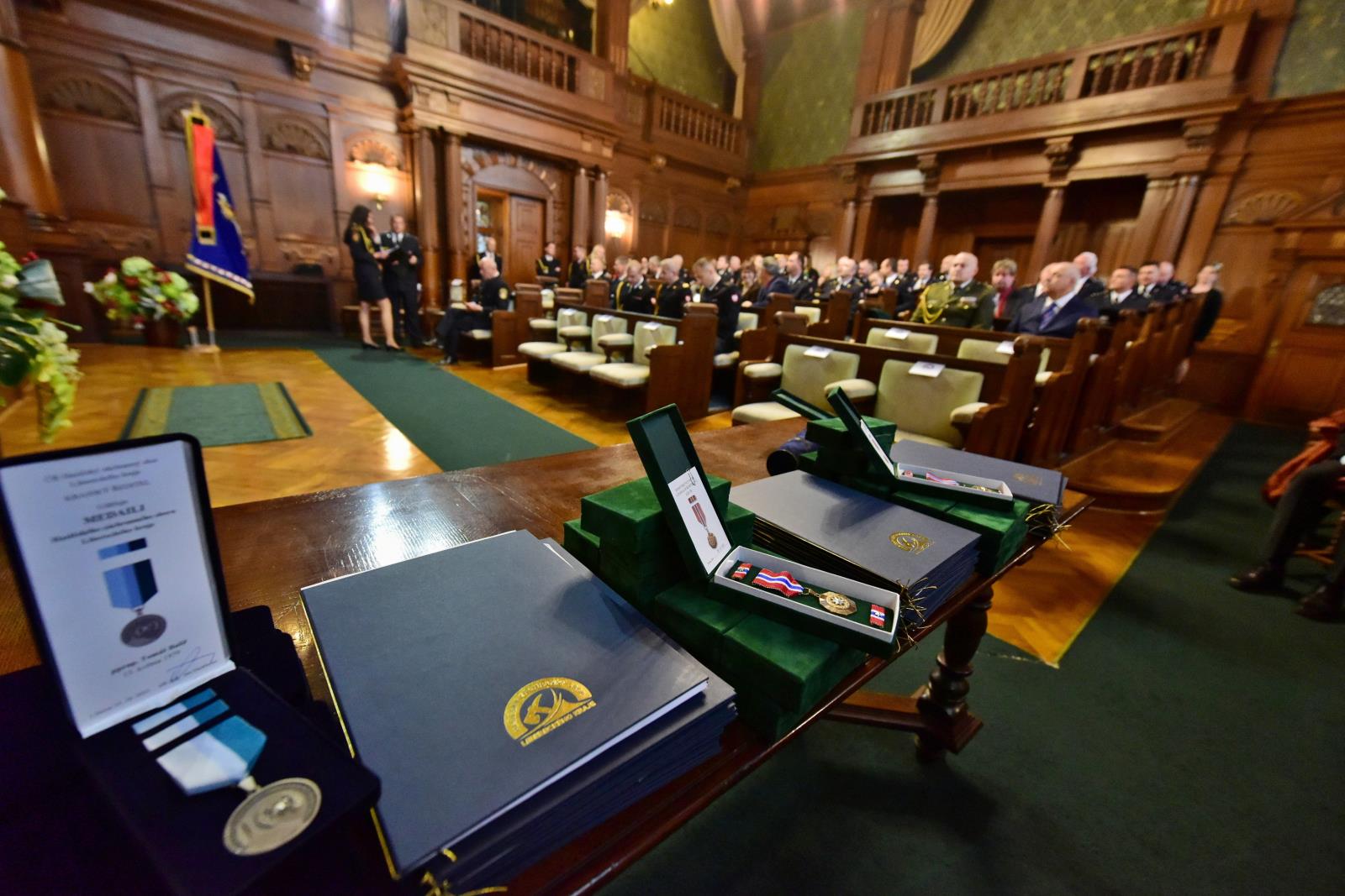 Předávání medailí HZS ČR 2023