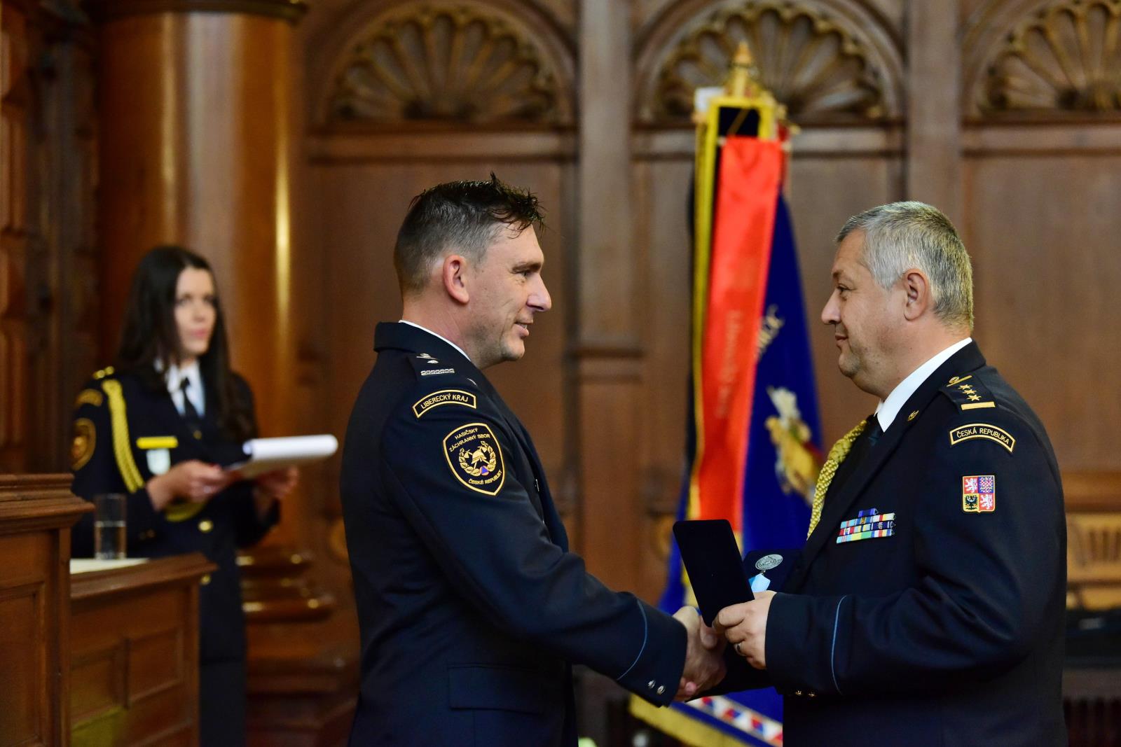 Předávání medailí HZS ČR 2023