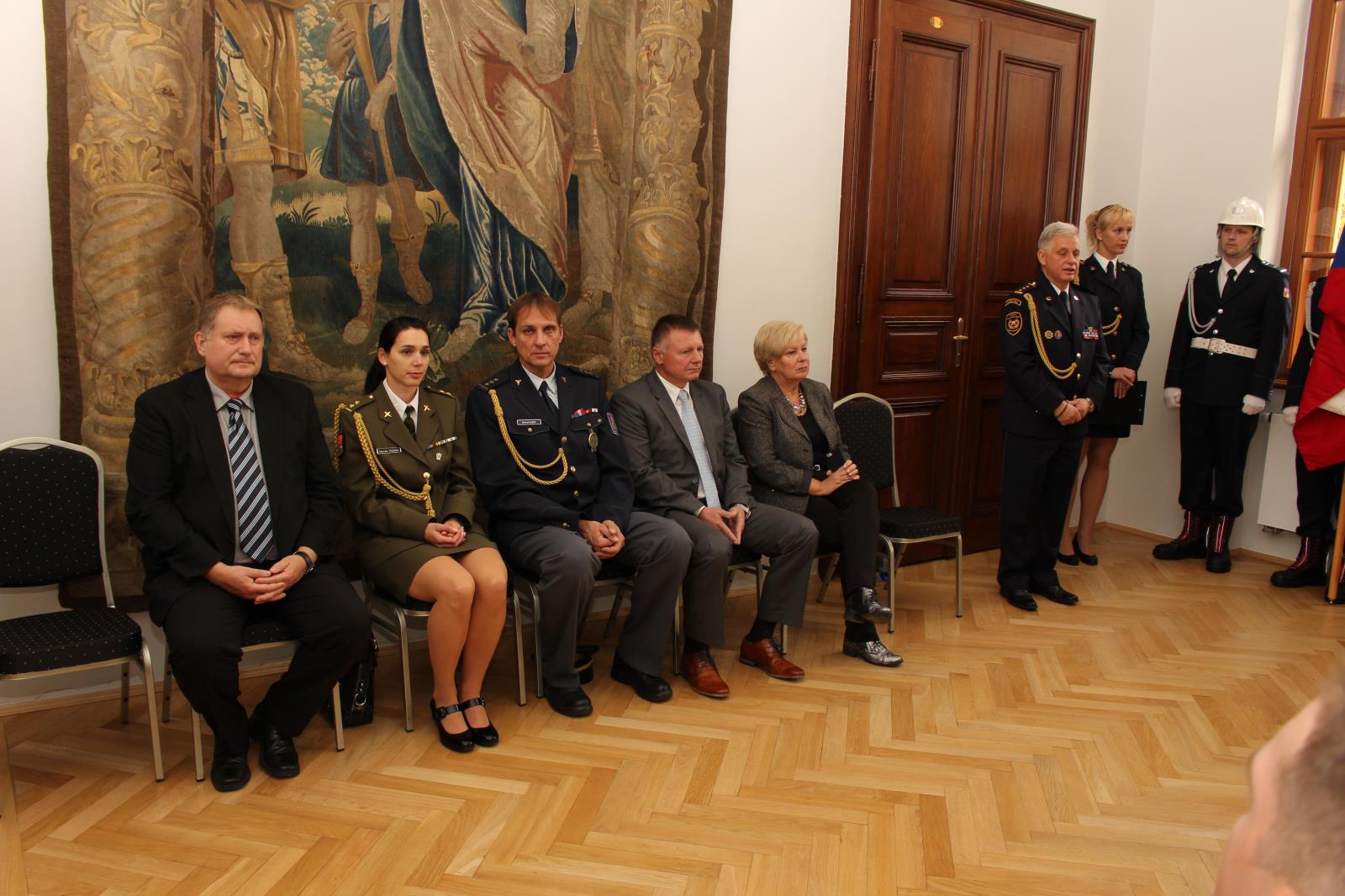 Služební slib, předání medailí, ocenění sportovců, České Budějovice - 25. 10. 2017 (4).JPG