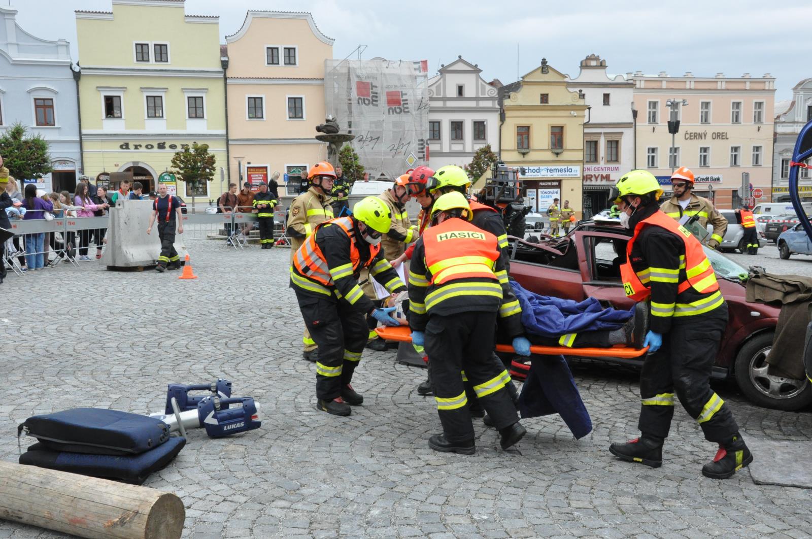 V Havlíčkově Brodě se konala krajská soutěž ve vyprošťování