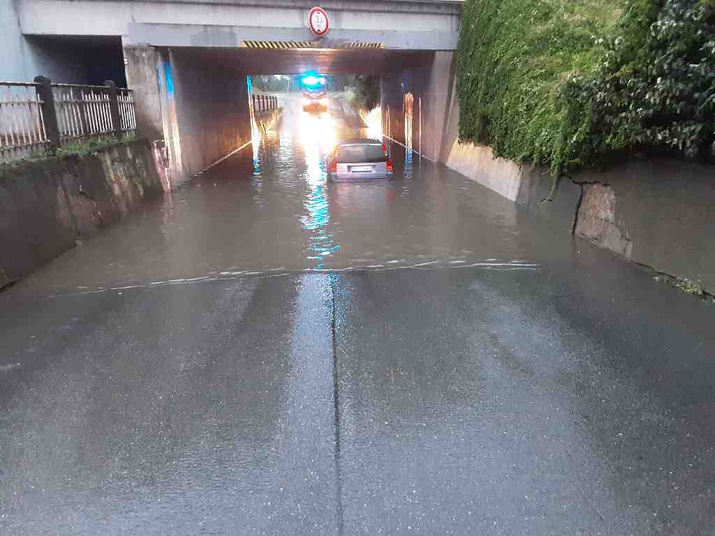 Vydatné srážky v Olomouckém kraji 21.8.2022