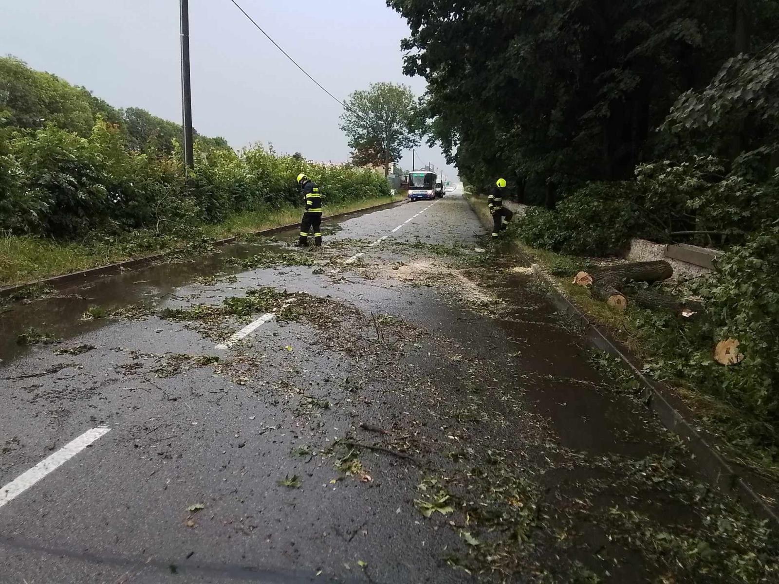 Zásahy v souvislosti s počasím
