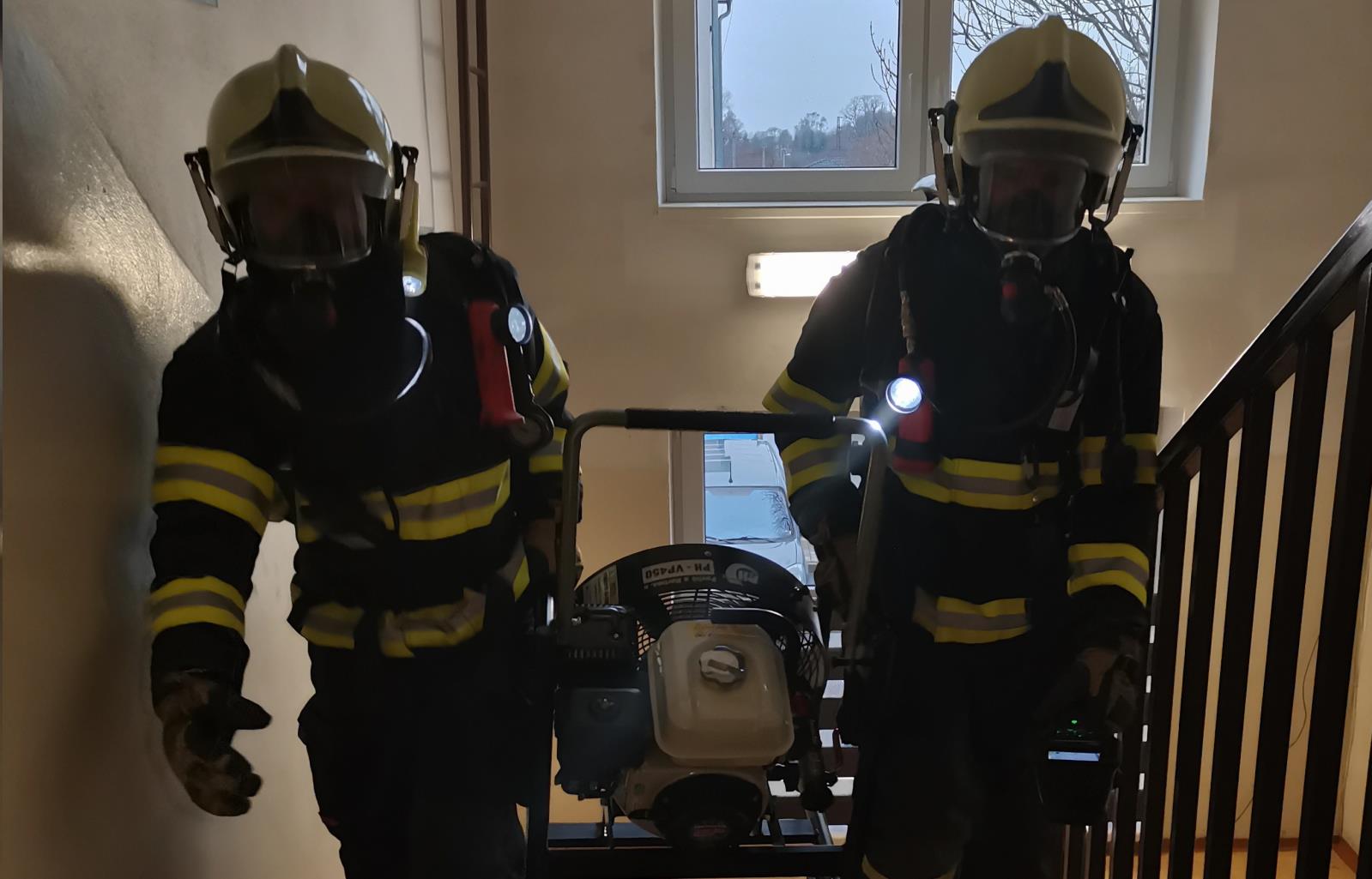 příprava přetlakové ventilace