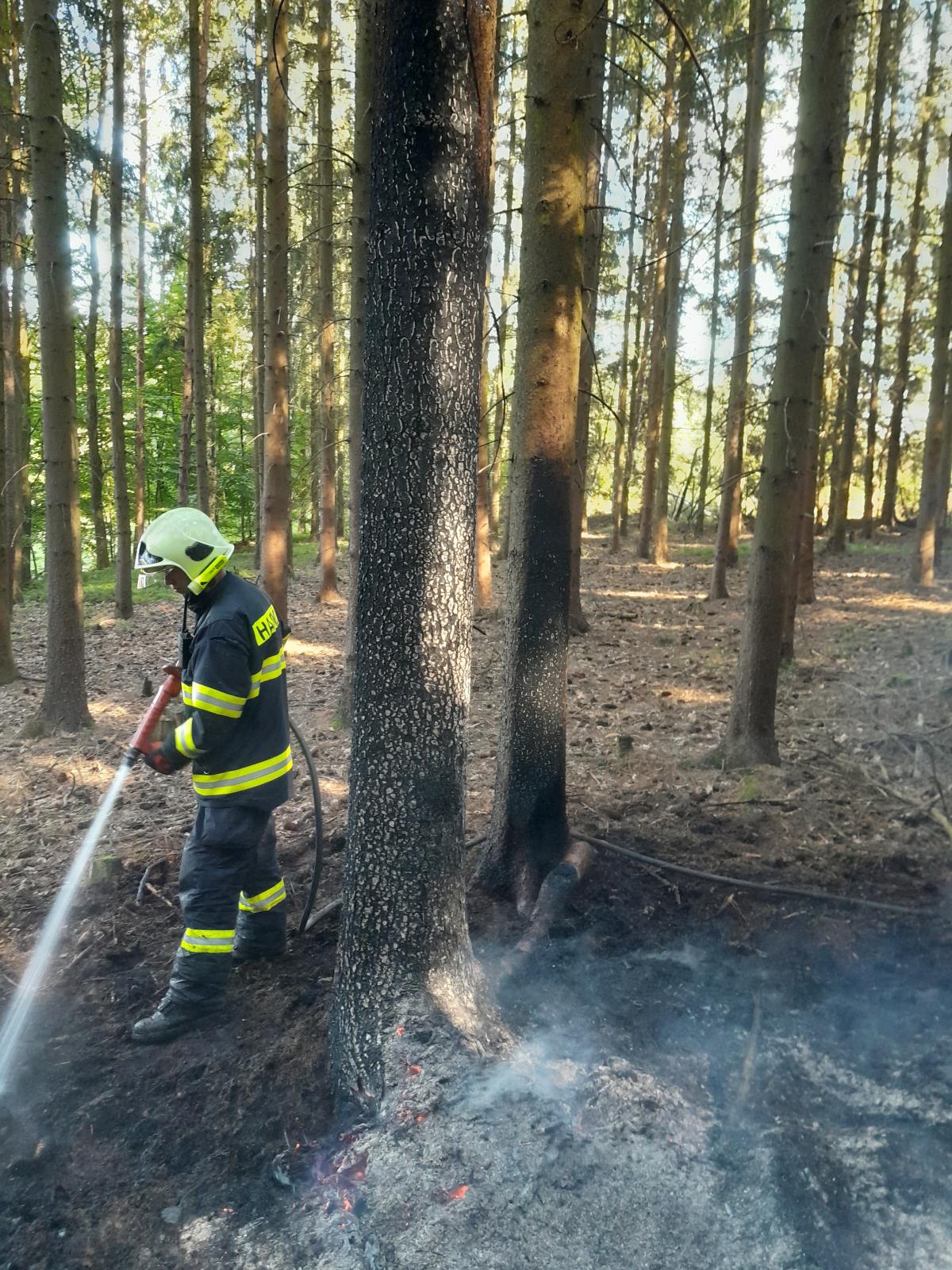 požár v Hodkovicích nad Mohelkou