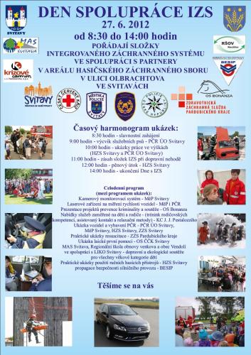pozvánka IZS Svitavy