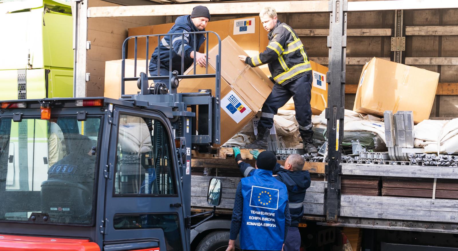 Skrze UPCM bylo během tříletého konfliktu dodáno na Ukrajinu více než 153 tisíc tun humanitární pomoci