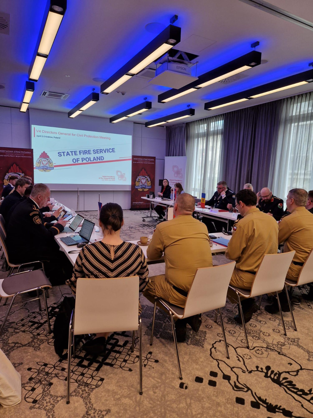 Generální ředitel HZS ČR genpor. Vladimír Vlček se zúčastnil v Krakově jednání generálních ředitelů pro civilní ochranu zemí V4