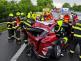 060625-Hromadná nehoda pěti osobních aut na dálnici D10 za 23. kilometrem ve směru z Prahy do Turnova