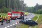 110625-Havárie osobního automobilu na silnici č. 268 mezi Mnichovým Hradištěm a Ralskem u hranice s Libereckým krajem