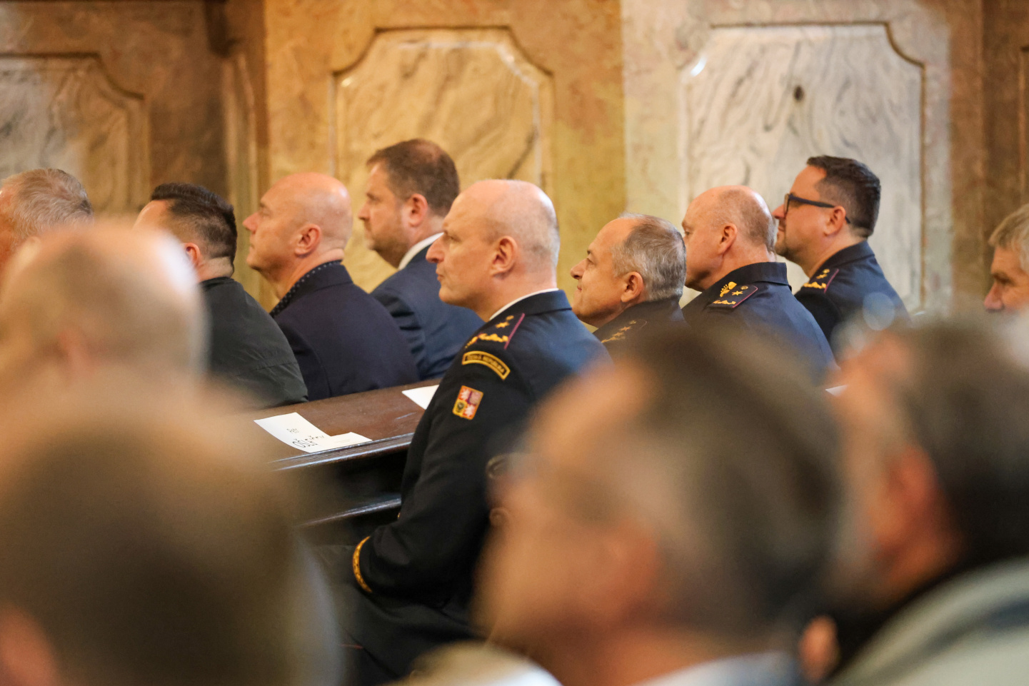 Hosté Podzimního hasičského koncertu si užívají hudební zážitek se souborem Hradišťan a Jiřím Pavlicou
