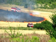 Požár u obce Vinice 28. července 2008