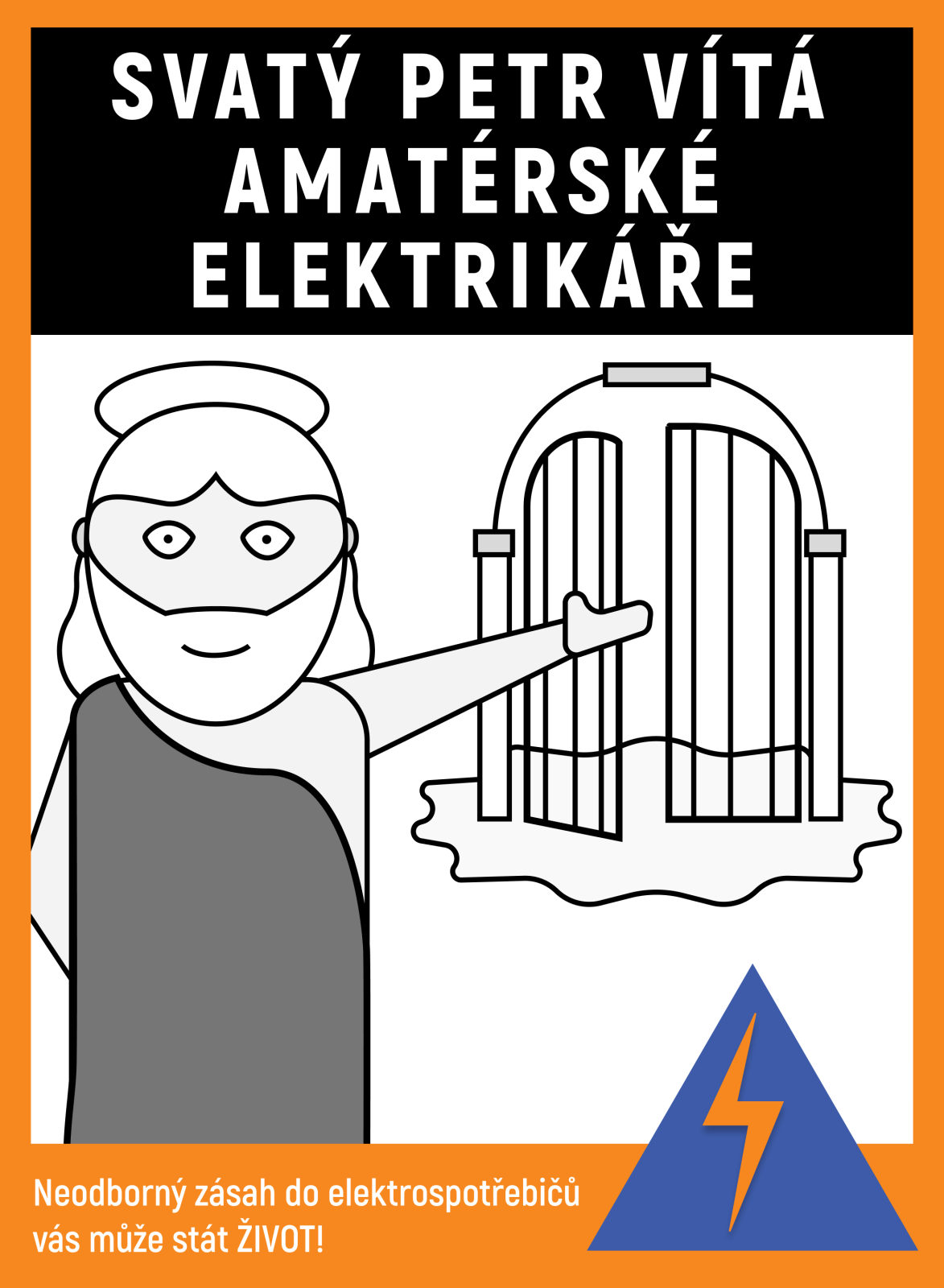 Grafika-Svatý_Petr_vítá_amaterské_elektrikáře.png